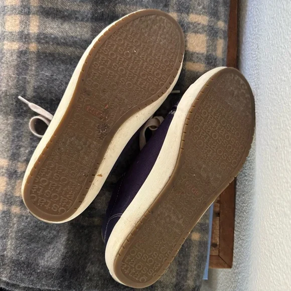 Taos Star Burst Canvas Sneakers Navy 8 Everyday Stylish Comfort Boho Casual - Picture 7 of 10